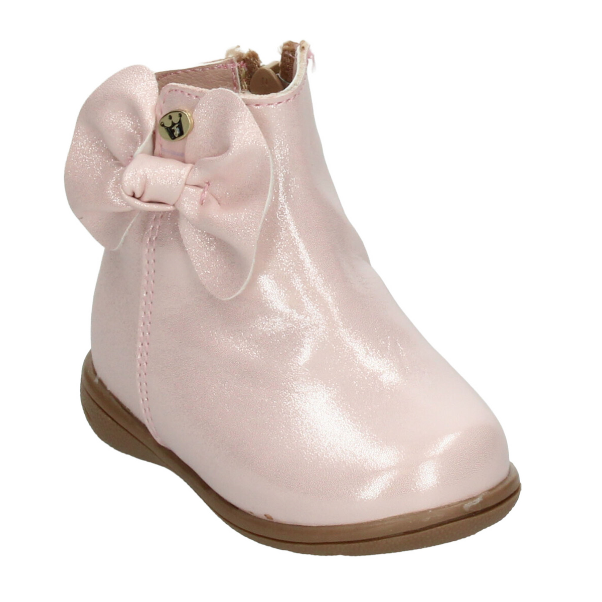 Bota Jakuna Niña Rosa Casual Cierre Moño Infantil T15-18, foto 4 de 10