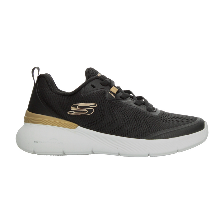 Tenis Skechers Dama Negro Deportivo Para Mujer