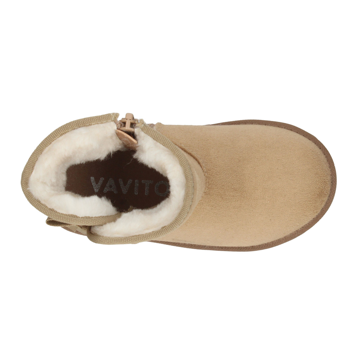 Bota Vavito Niña Beige Invierno Casual Peluche Infantil T18-22, foto 8 de 10