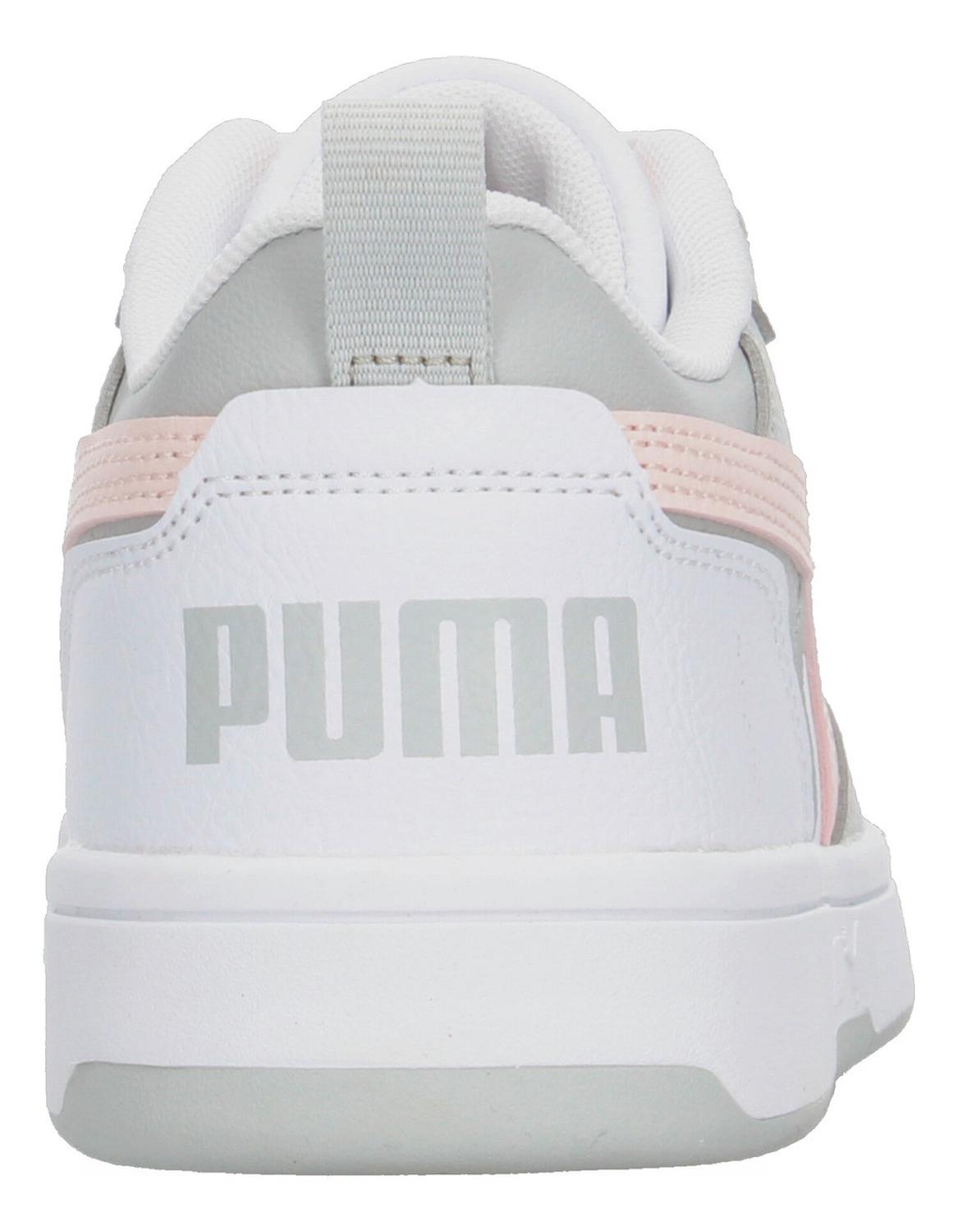 Tenis Puma Rebound V6 Jr Blanco Para Niña [pum916], foto 6 de 8