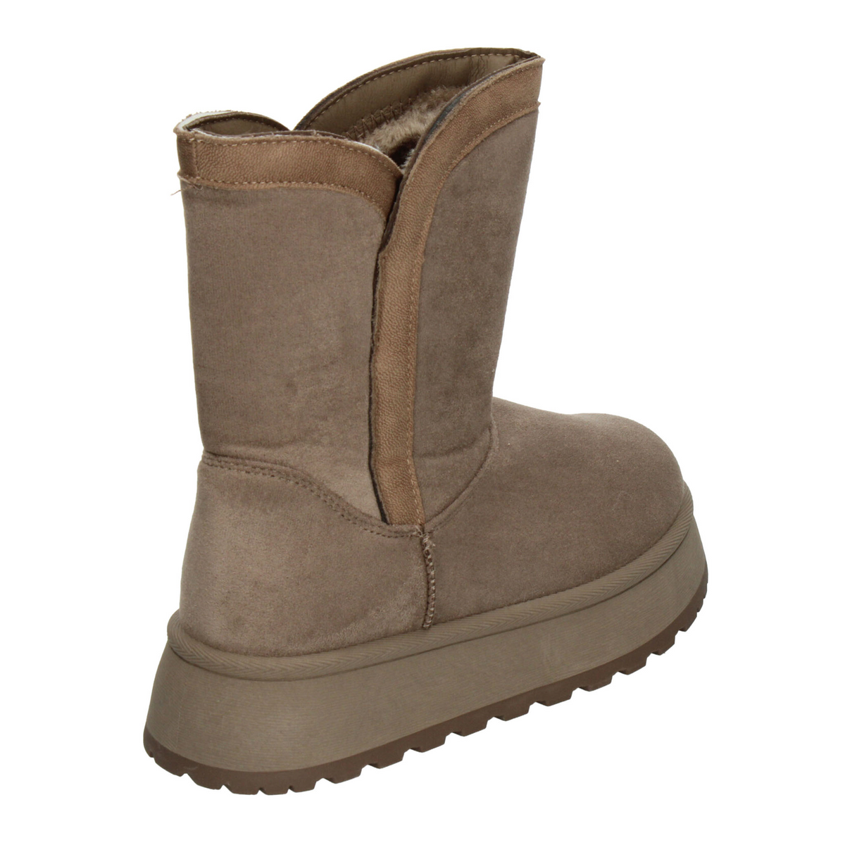 Bota Berlin Dama Latte Casual Peluche Cómoda Mujer, foto 3 de 10