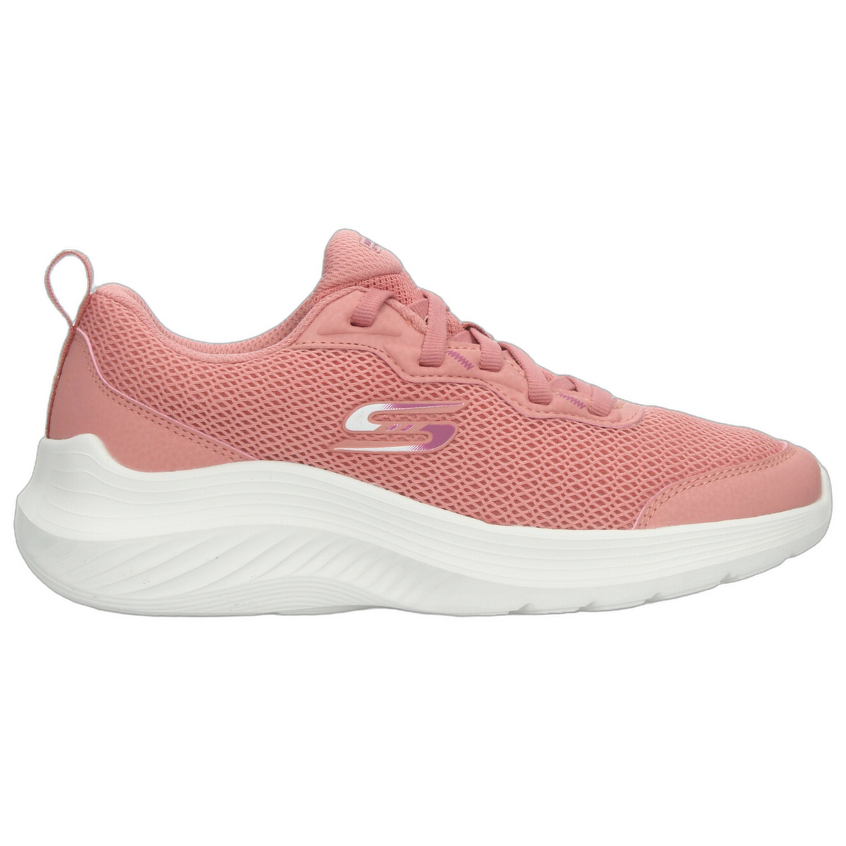 Tenis Skechers Bobs Squad Waves Dama Salmon Deportivo Mujer, foto 10 de 10