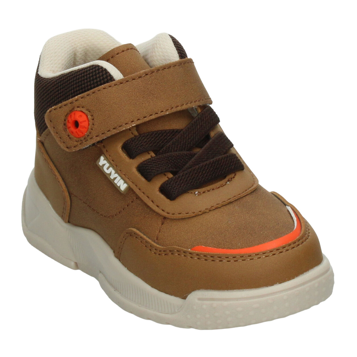 Bota Yuyin Niño Café Casual Cómodo Infantil T15-18, foto 4 de 10