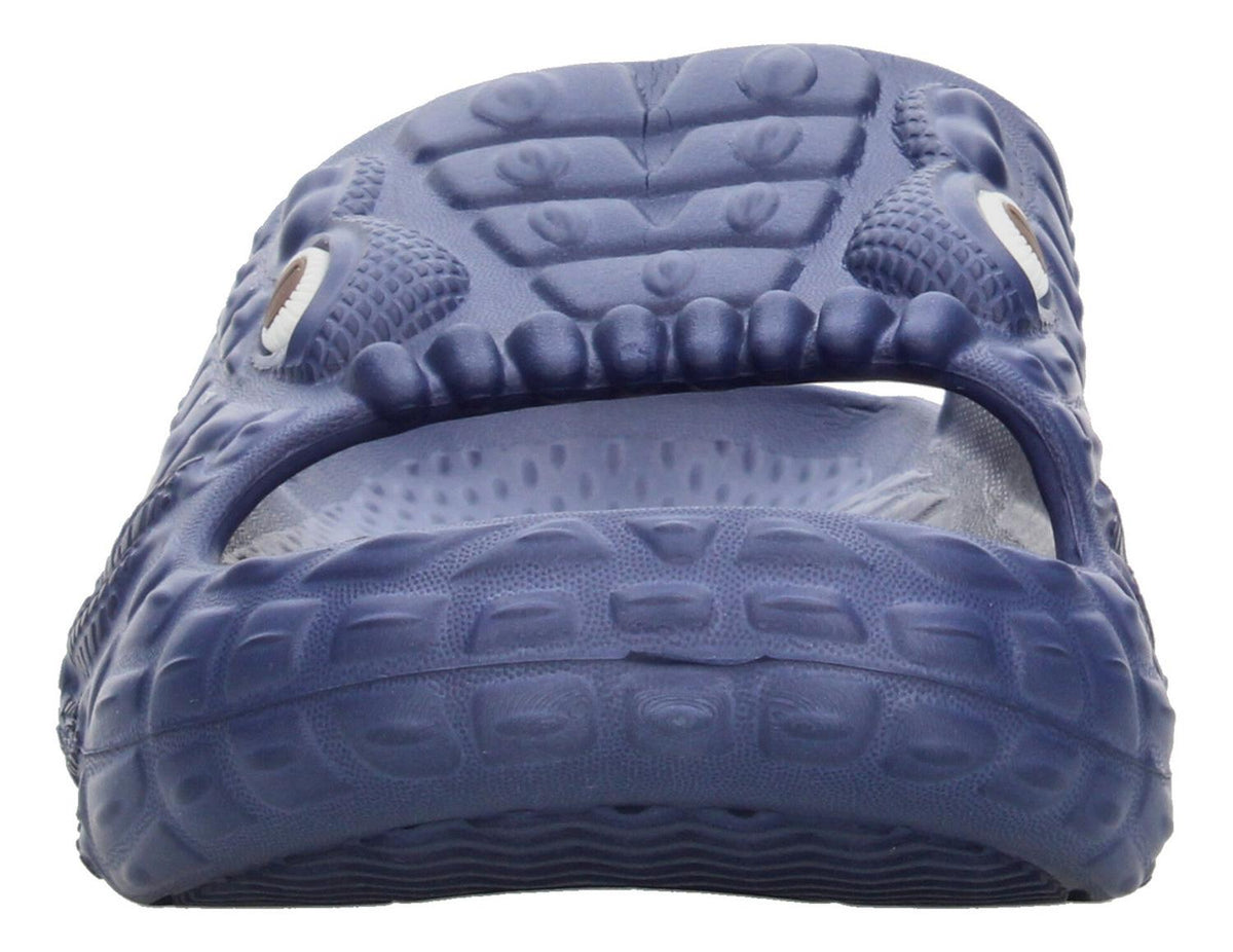 Sandalias De Cocodrilo Azul Marino Para Niño [hul19], foto 7 de 10