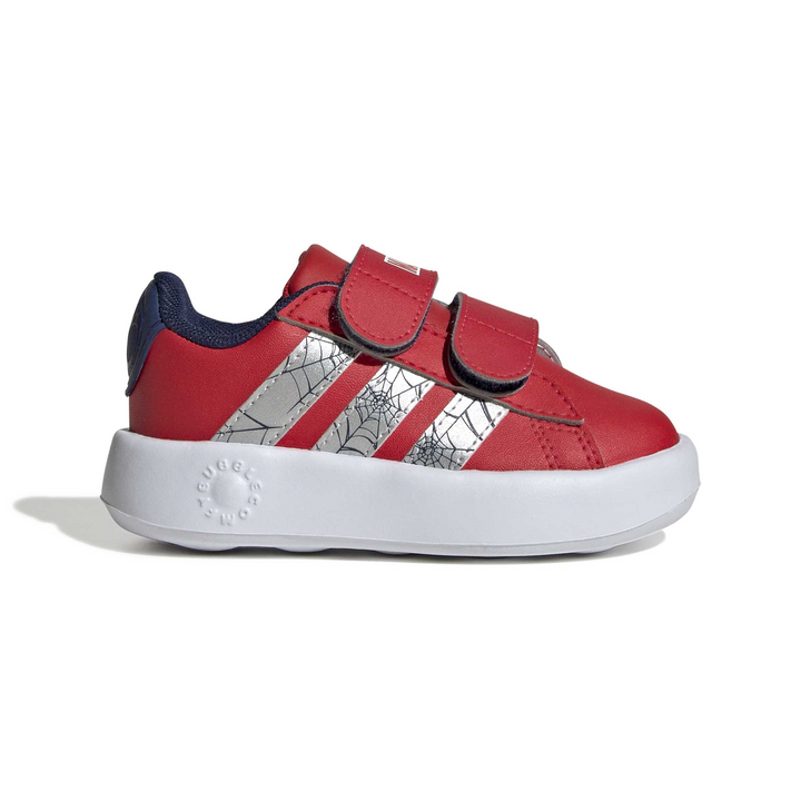 Tenis Adidas Grand Court Spiderman Niño Rojo Spiderman Infantil T10-16