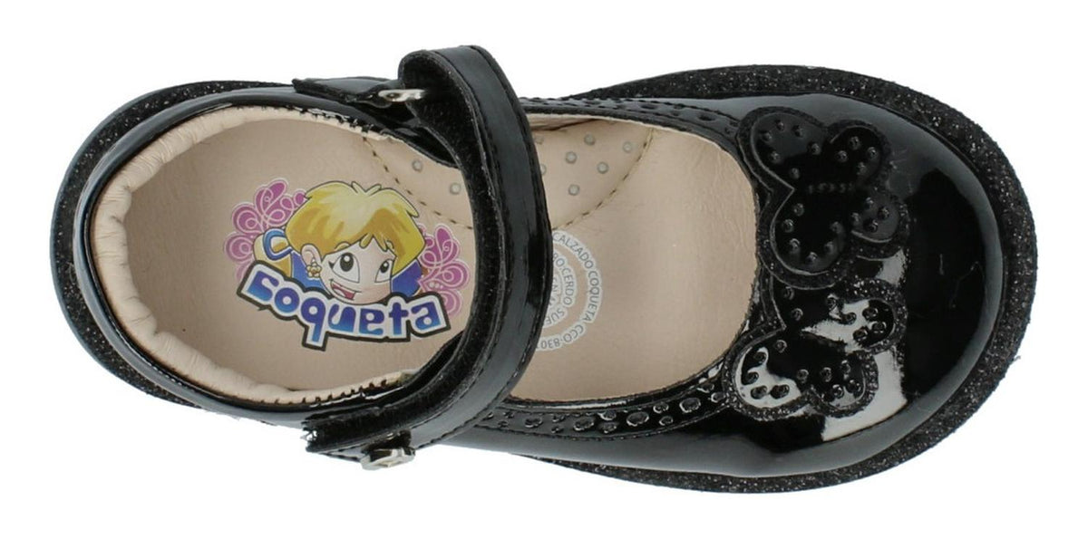 Zapato Casual Coqueta Para Niña 123403-c Negro [cta876], foto 5 de 6
