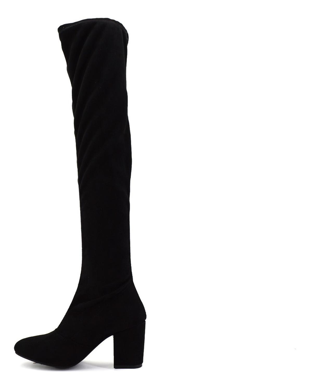 Bota Long Beach Para Mujer 7512 Negro [lbe42], foto 2 de 6