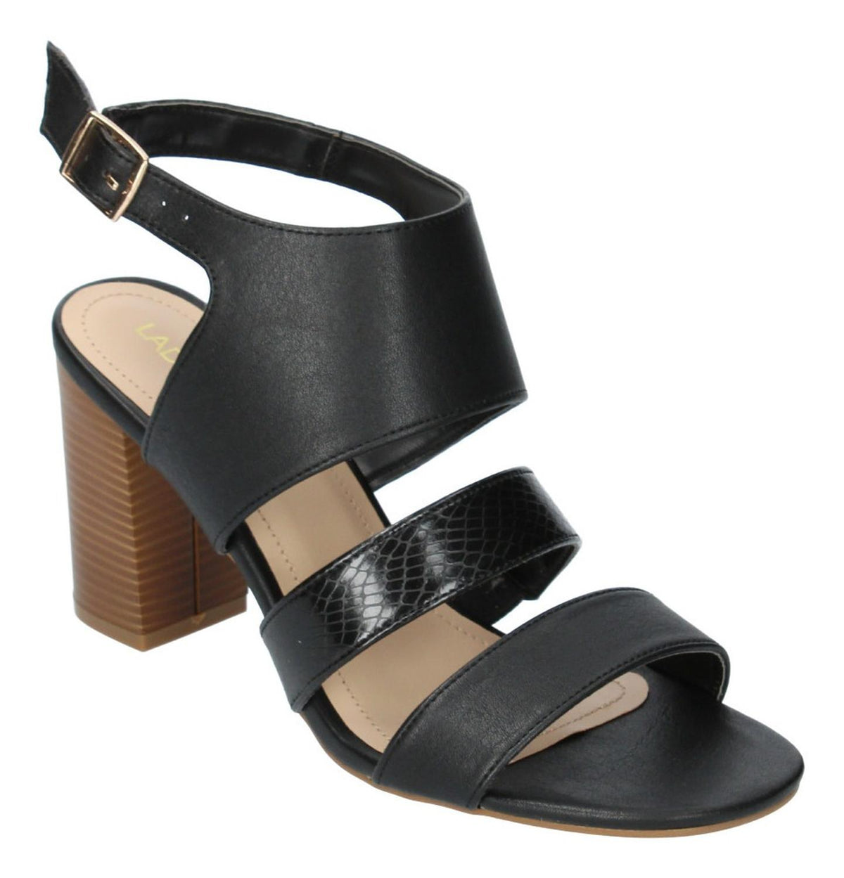 Sandalias Paulina Para Mujer 21601 Negro [pau742], foto 3 de 6