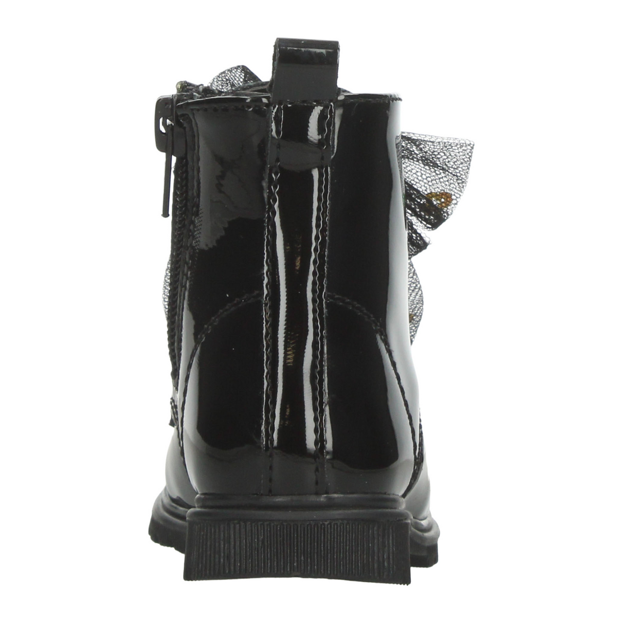 Bota Yuyin Niña Negro Casual Moños Infantil T15-18, foto 7 de 10