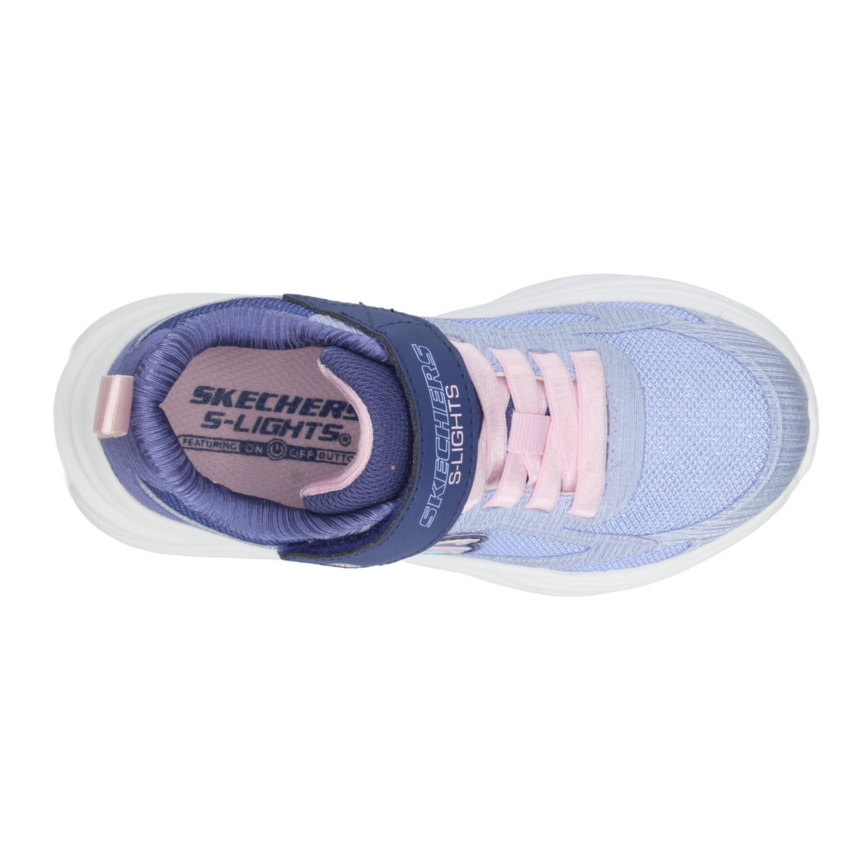 Tenis Skechers Sola Glow 2.0 Niña Lavanda Casual Led Infantil T17-22, foto 8 de 10