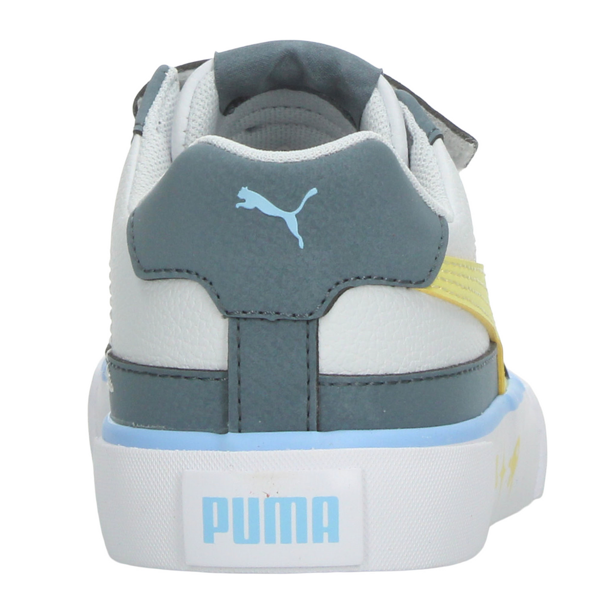 Tenis Puma Court Classic Niño Blanco Casual Infantil T17-22, foto 7 de 10
