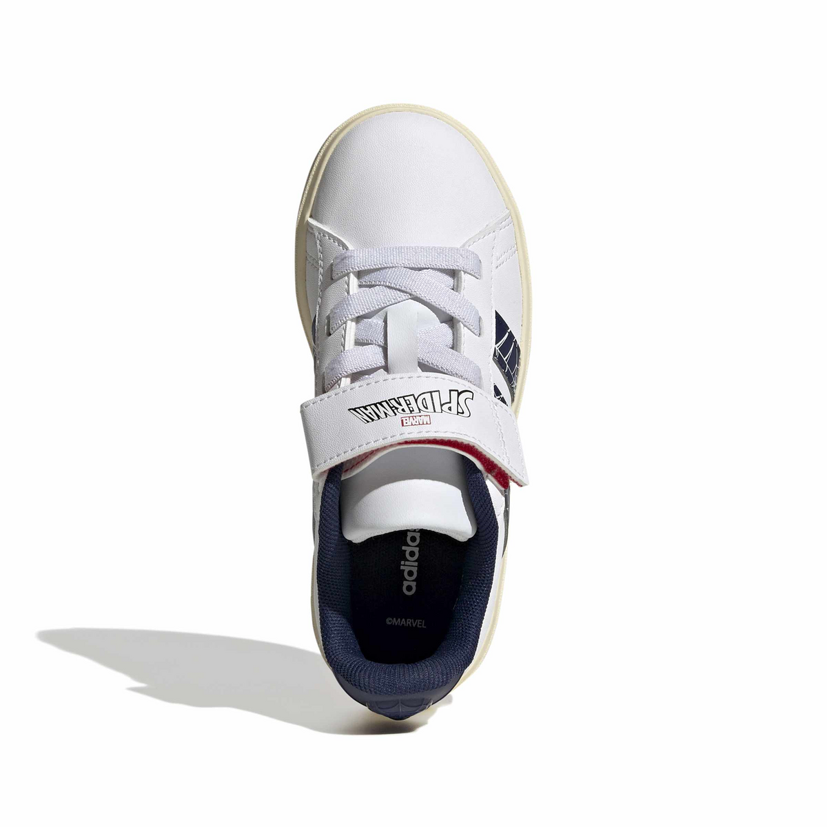 Tenis Adidas Grand Court Niño Blanco Spider-man Hombre Araña Infantil T17-22, foto 6 de 10