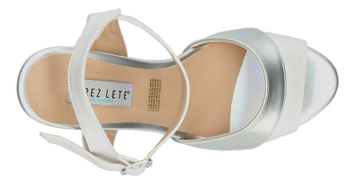 Zapatilla Perez Lete Plateado Para Mujer [plt283], foto 8 de 10