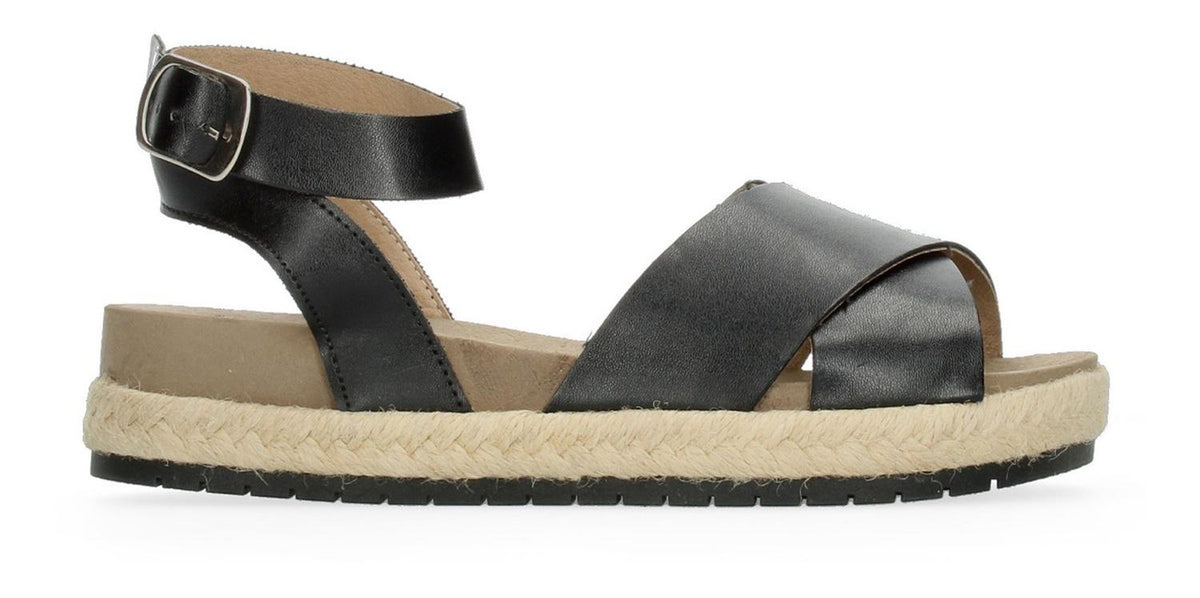 Sandalias Hemisferios Para Mujer 28701-1-b Negro [hmf14], foto 2 de 10