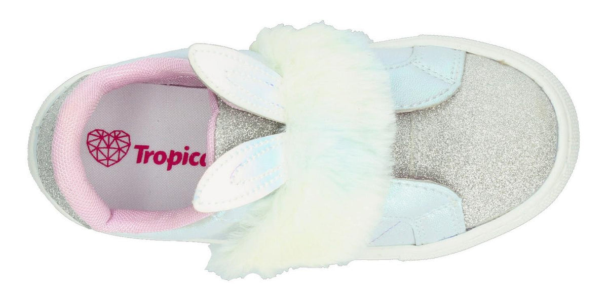 Tenis Tropicana Plateado Para Niña [tro1298], foto 8 de 8