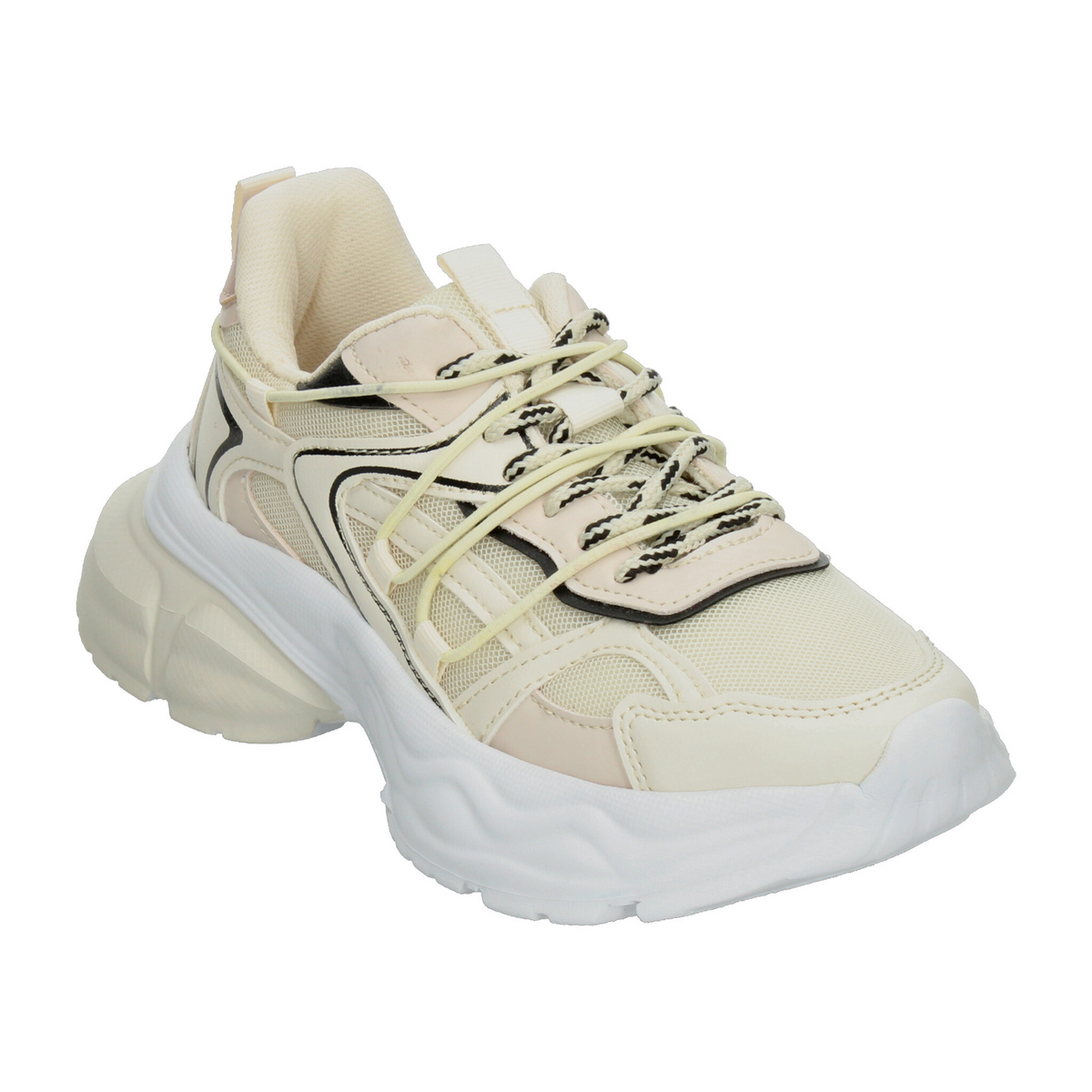 Tenis Ten Colors Dama Beige Casual Plataforma Para Mujer, foto 4 de 10