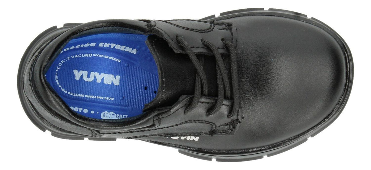 Zapato Escolar Yuyin Negro Para Niño [yuy458], foto 7 de 8