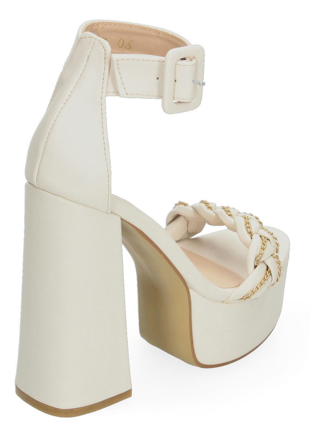 Sandalias Con Plataforma Rivedy Blanco Para Mujer [rve28], foto 5 de 11