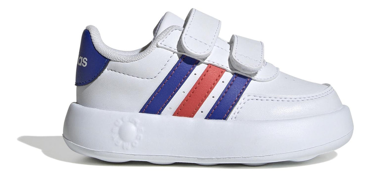 Tenis Blanco adidas Niño Toddler Breaknet 2.0 Casual Sneakers Ligero Original Doble Velcro Ajustable, foto 9 de 10