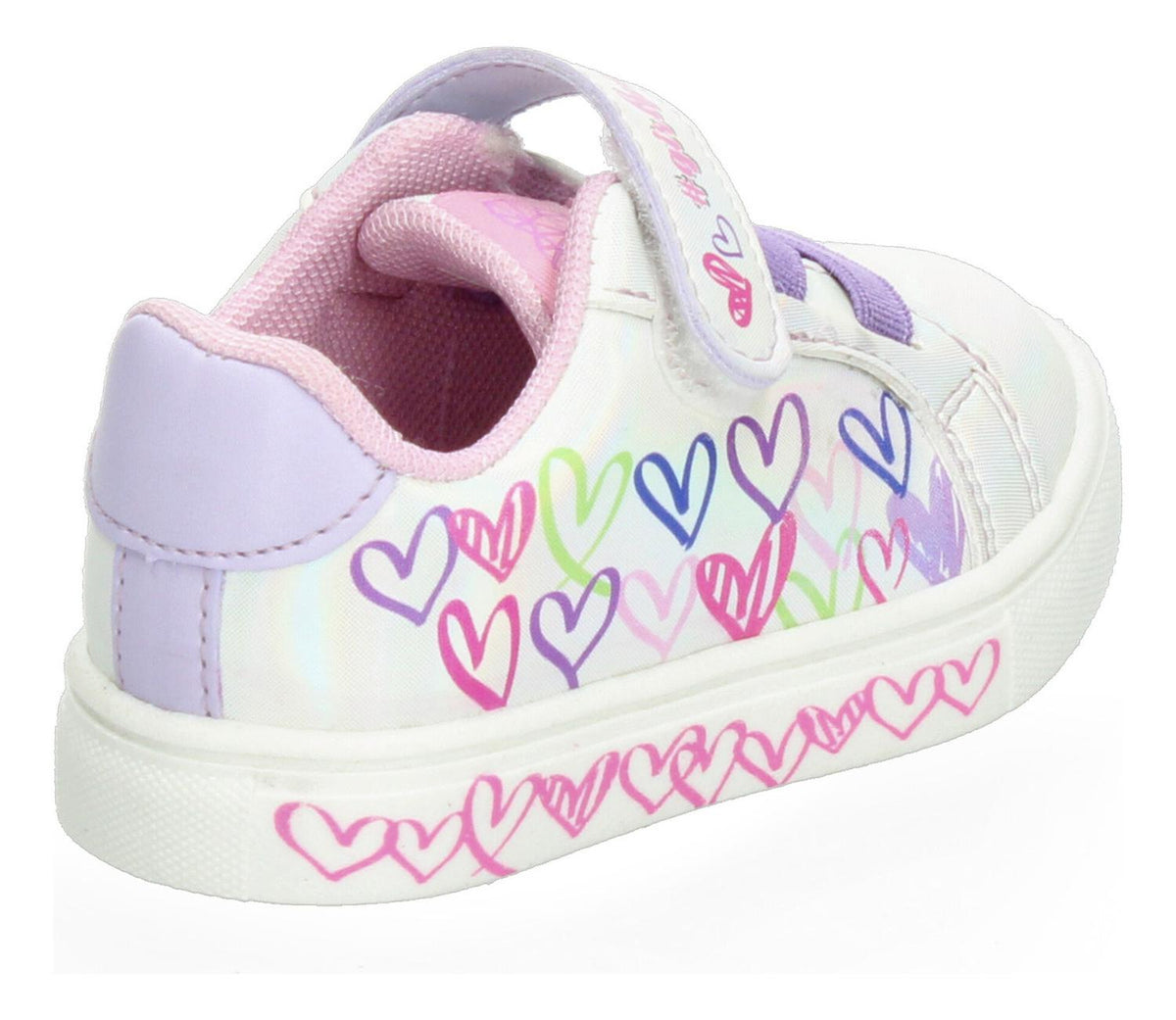 Tenis Tropicana Blanco Con Corazones Para Niña [tro1400], foto 4 de 7