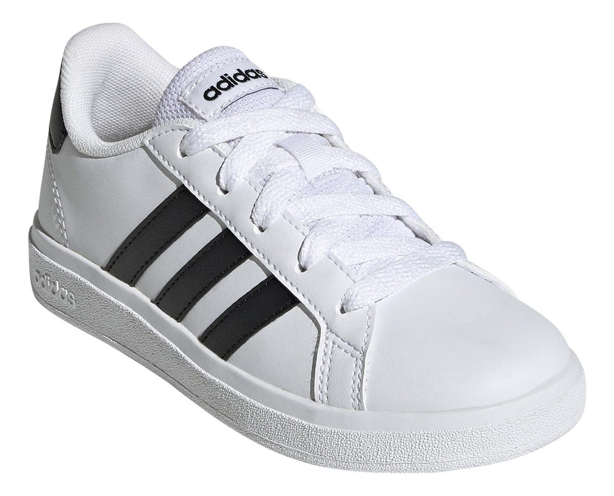 Tenis adidas Niño Grand Court Cintas Ajustables Color Blanco, foto 9 de 10