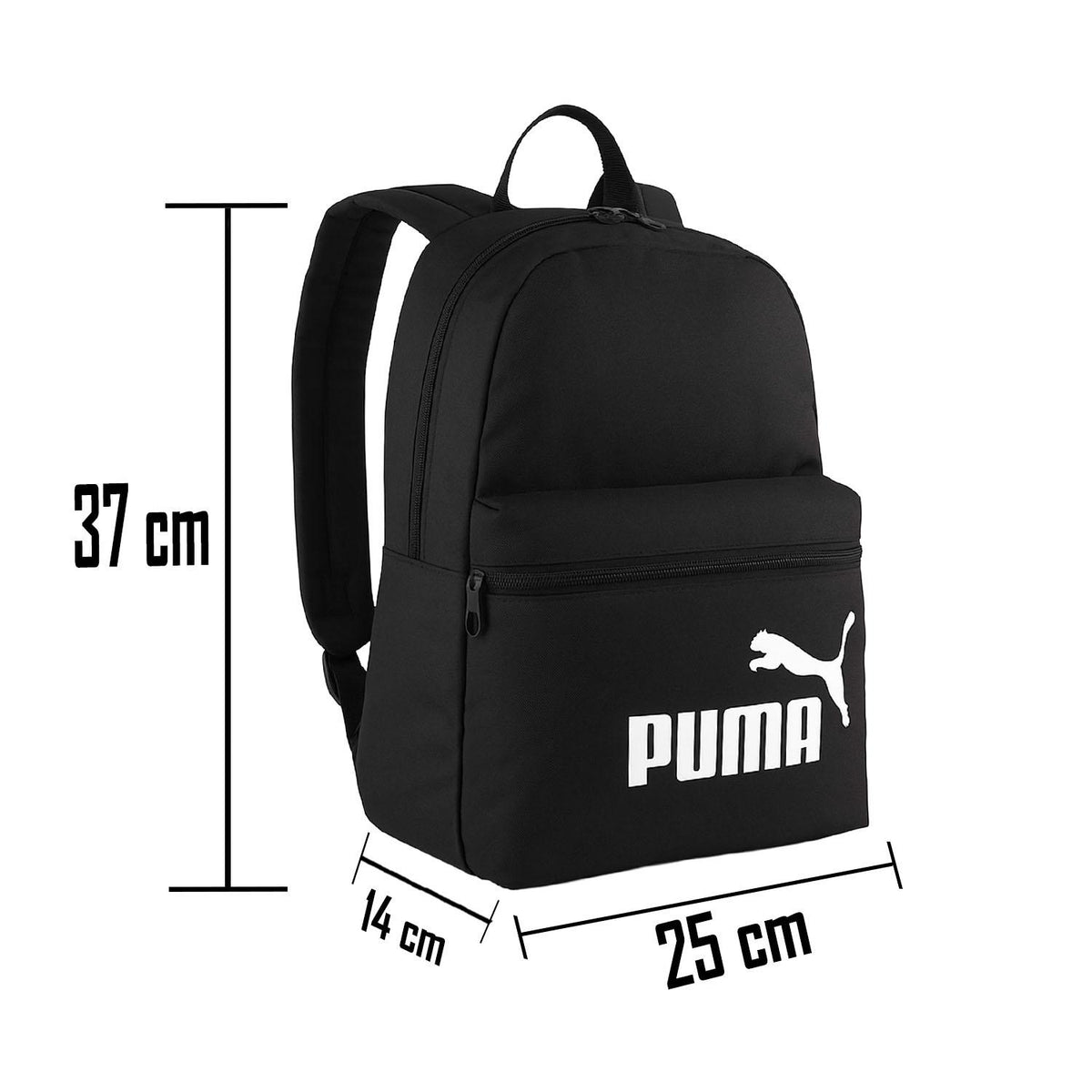 Mochila Puma Phase Niños Niñas Negra Escolar Infantil 13Lt, foto 8 de 10