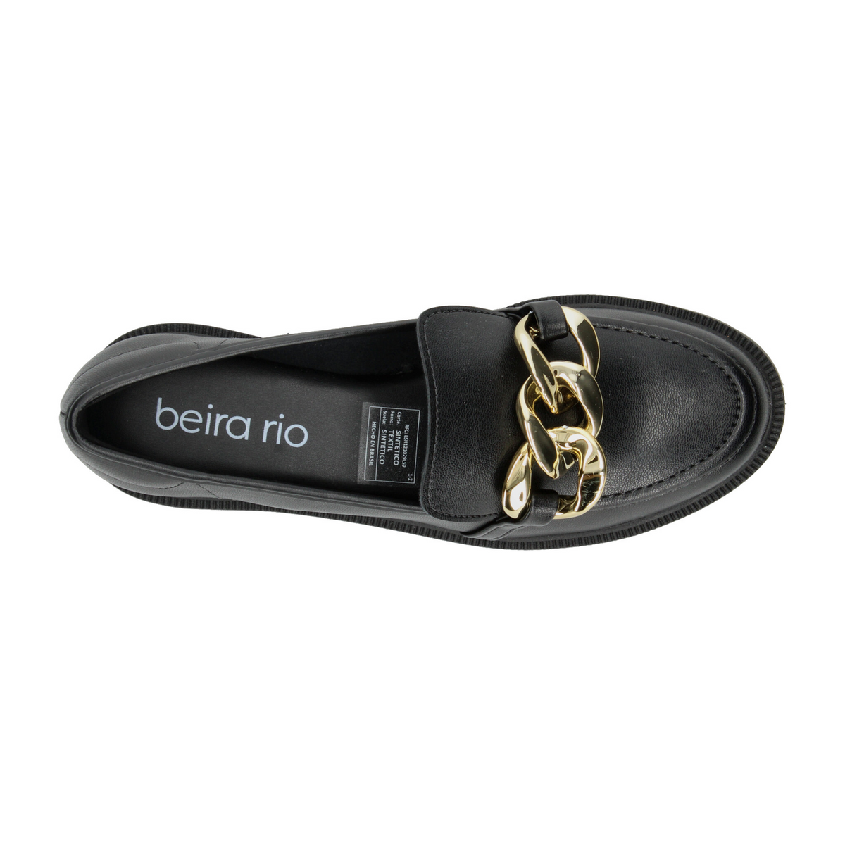 Zapato Beira Rio Dama Negro Casual Formal Para Mujer, foto 8 de 10