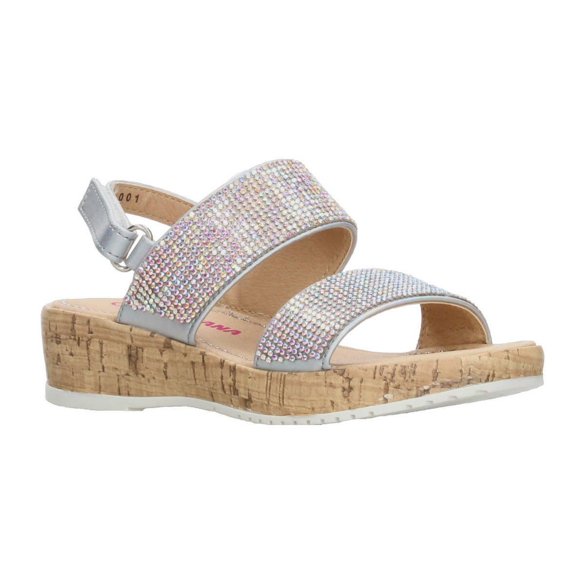 Sandalias Tropicana Niña Plateado Casual Dama Jr. T22-25, foto 2 de 10