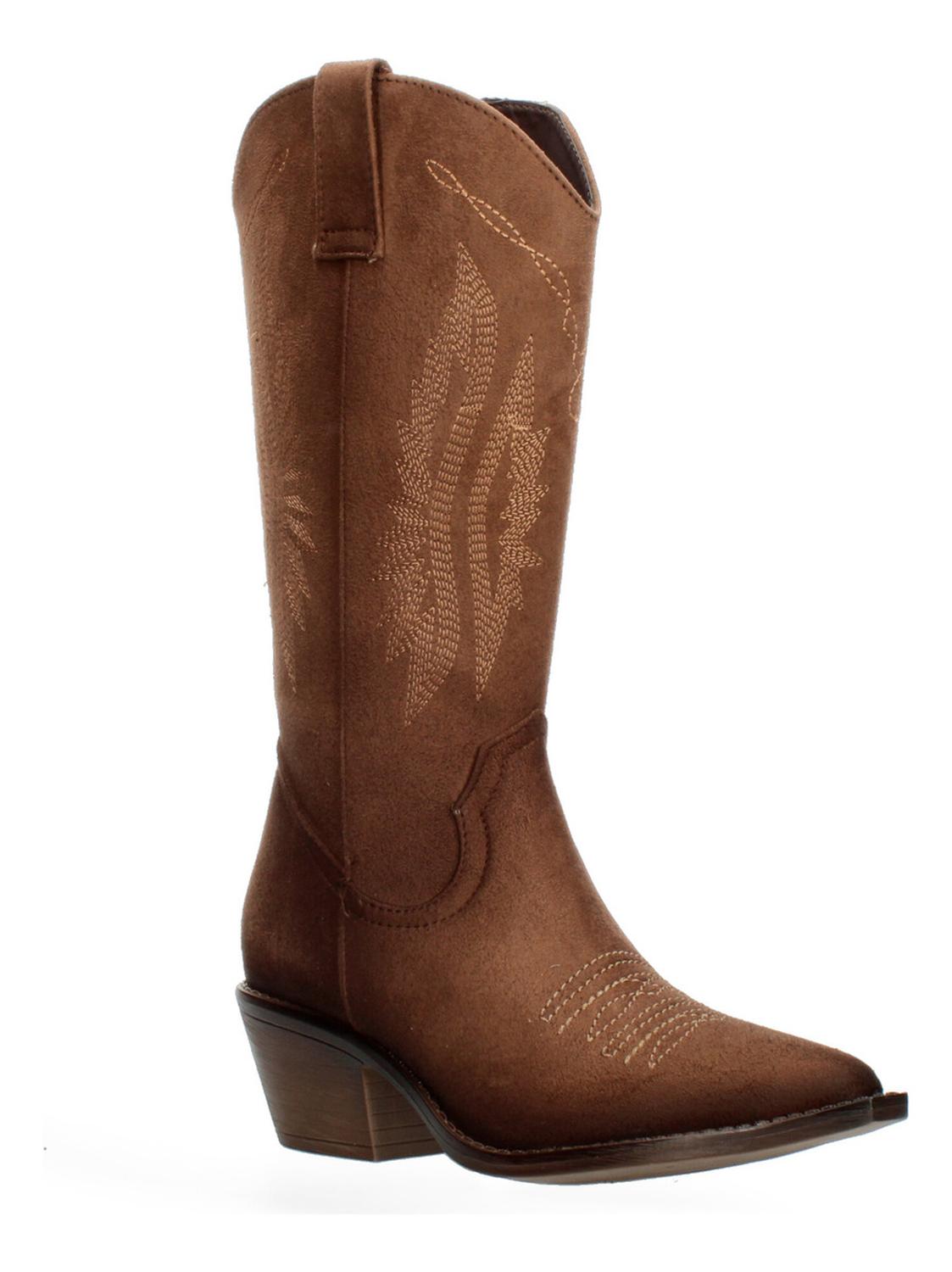 Bota Mujer Vaquera Cowboy Maquech Cafe Para Dama, foto 4 de 9
