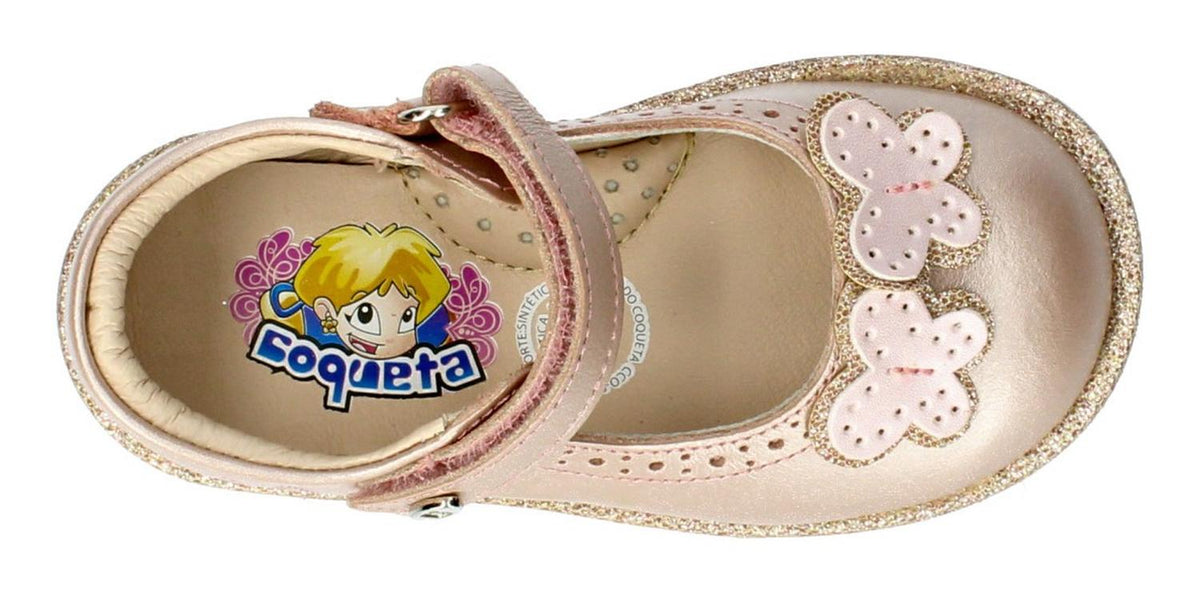 Zapato Casual Coqueta Para Niña 123401-i Amarillo [cta883], foto 5 de 6