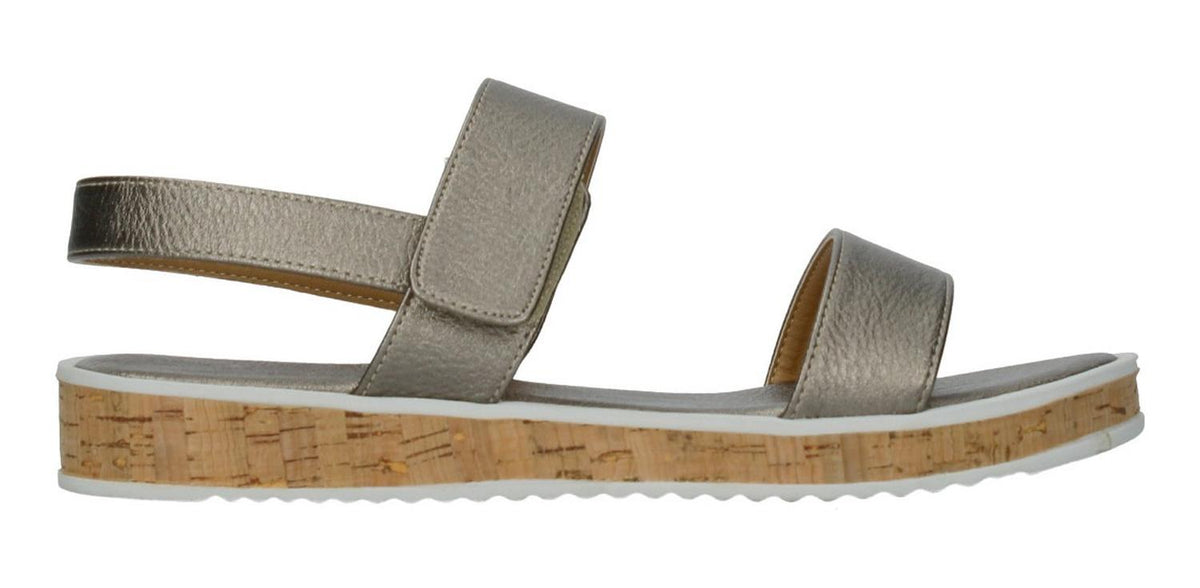 Sandalias Manila Para Mujer 202 Gris [mla281], foto 1 de 6