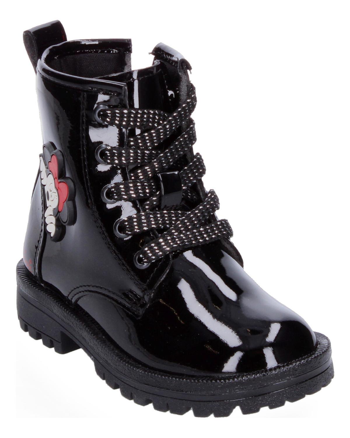 Bota Disney Negro Para Niña [dny115], foto 2 de 8