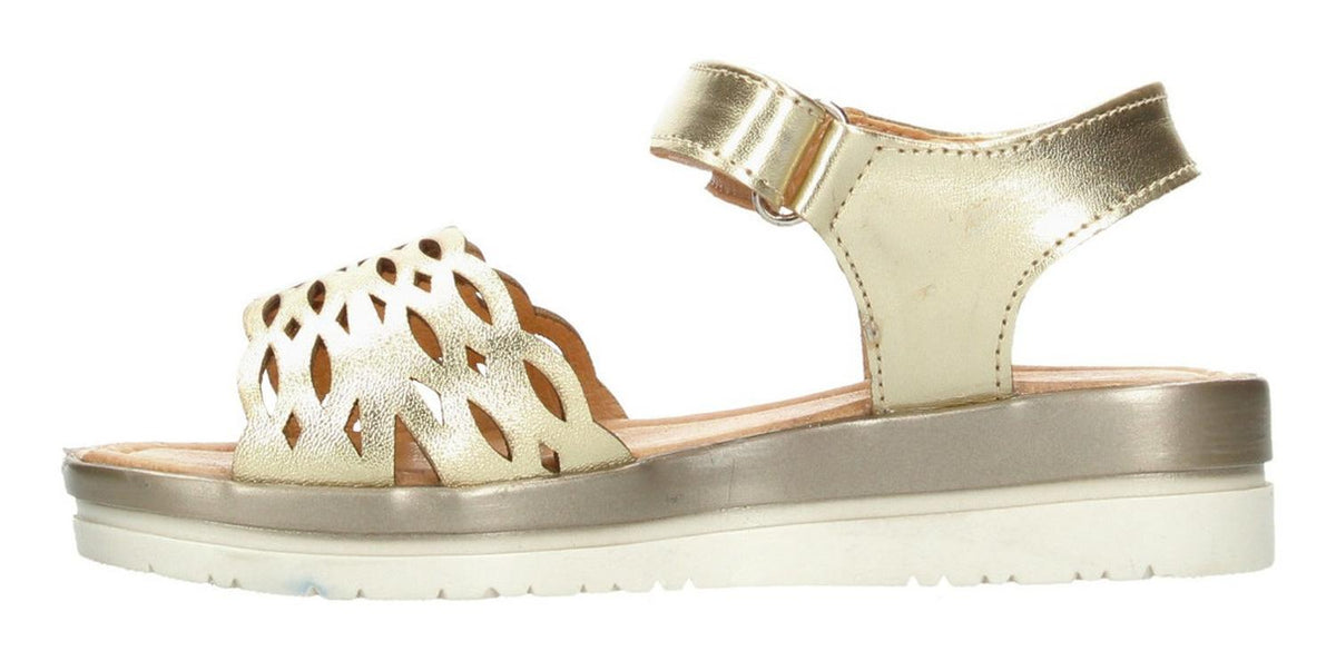 Sandalias Jeans Para Niña 32101 Dorado [jen47], foto 3 de 10
