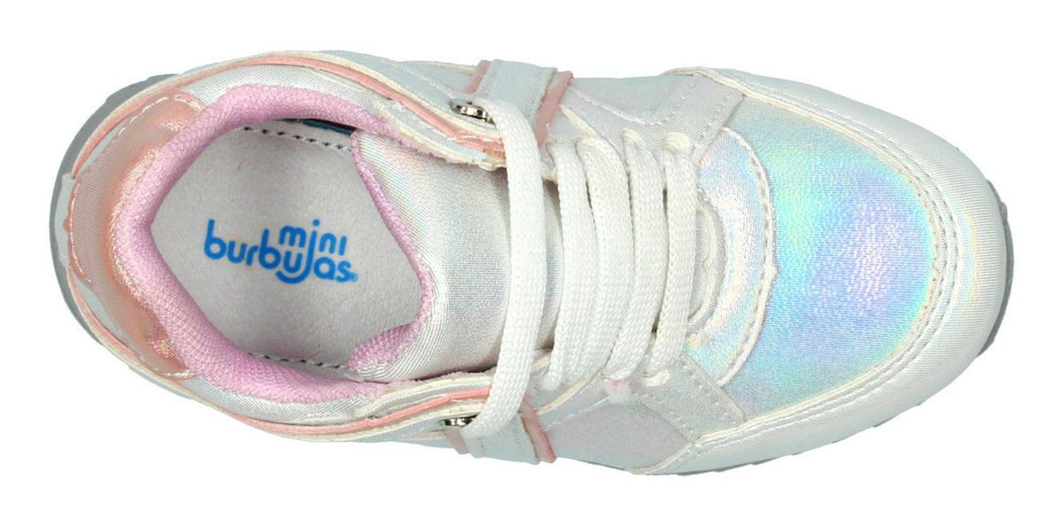 Tenis Mini Burbujas Para Niña Blanco Tornasol [mnb186], foto 6 de 8