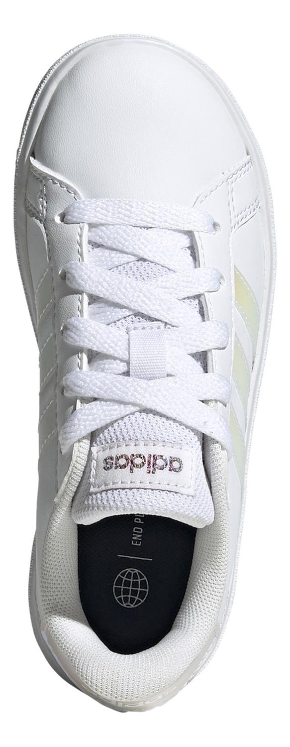 Tenis adidas Niña Grand Court Blanco Con Cintas Ajustables, foto 6 de 10