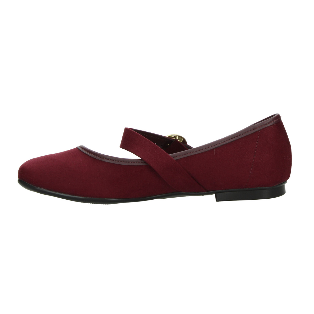 Flats Moleca Dama Rojo Casual Mary Jane Hebilla Mujer, foto 5 de 10