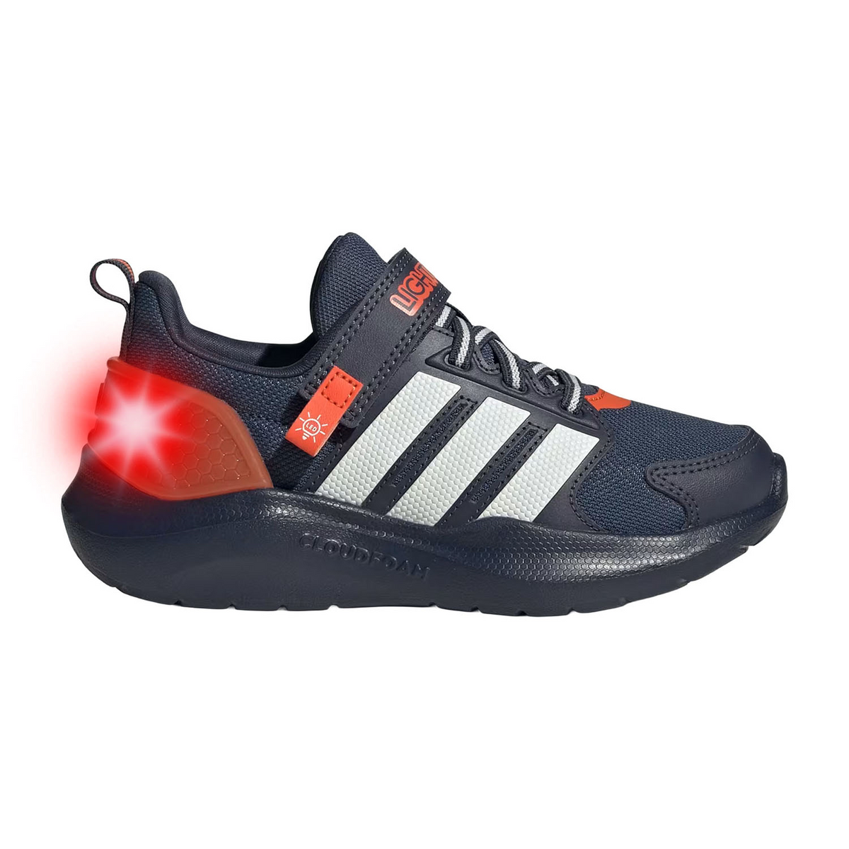 Tenis Adidas Lightorama Niño Gris Deportivo Luz Led Infantil T16-22, foto 9 de 10