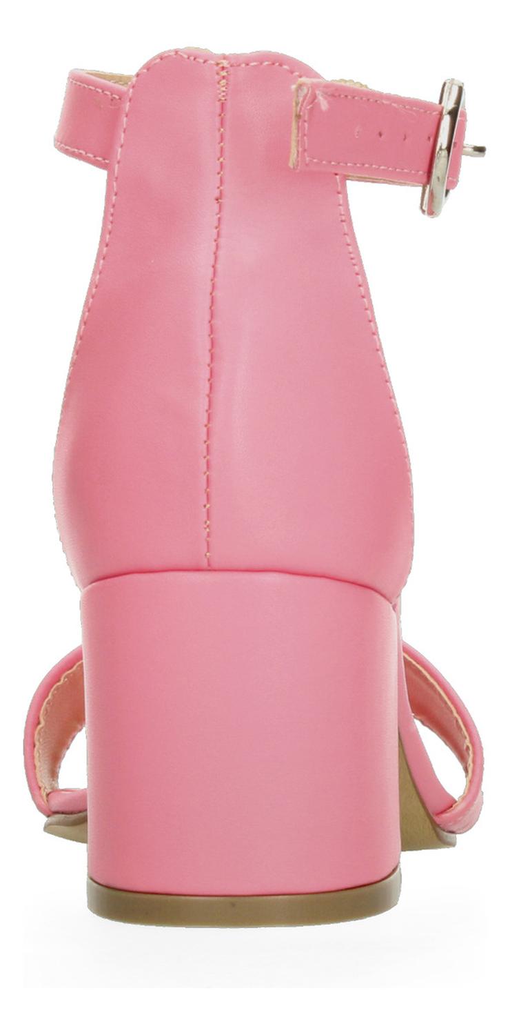 Sandalias Gosh Rosa Con Tacon Ajuste Hebilla Para Mujer, foto 7 de 8