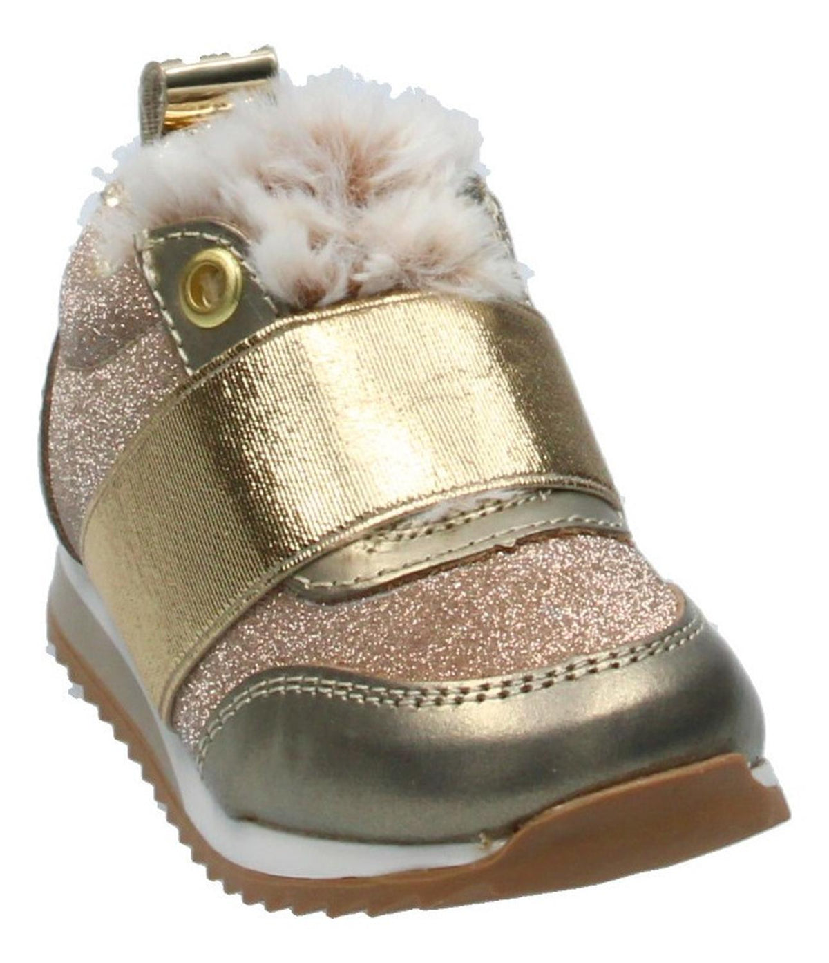 Tenis Mini Burbujas Para Niña 28-884-m27 Dorado [mnb168], foto 3 de 6