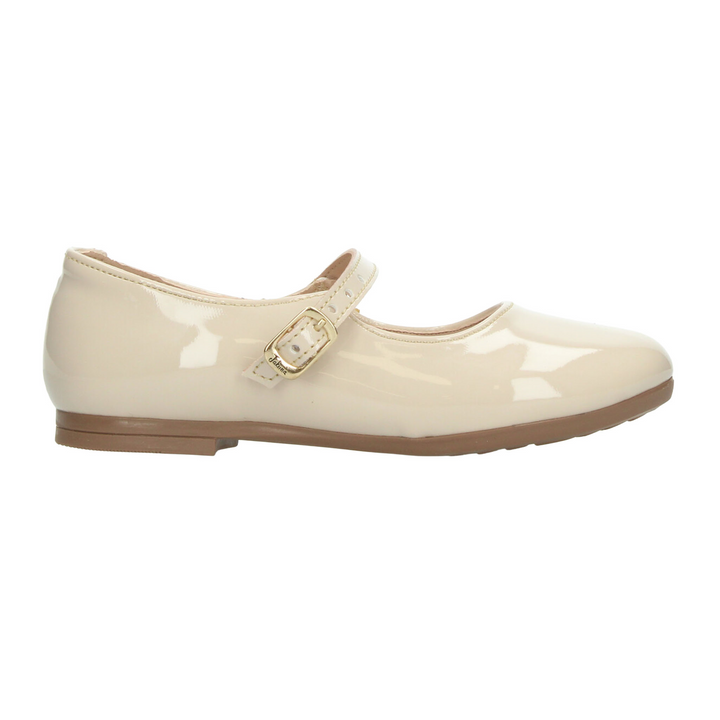 Flat Jakuna Niña Beige Casual Mary Jane Hebilla Infantil T18-22