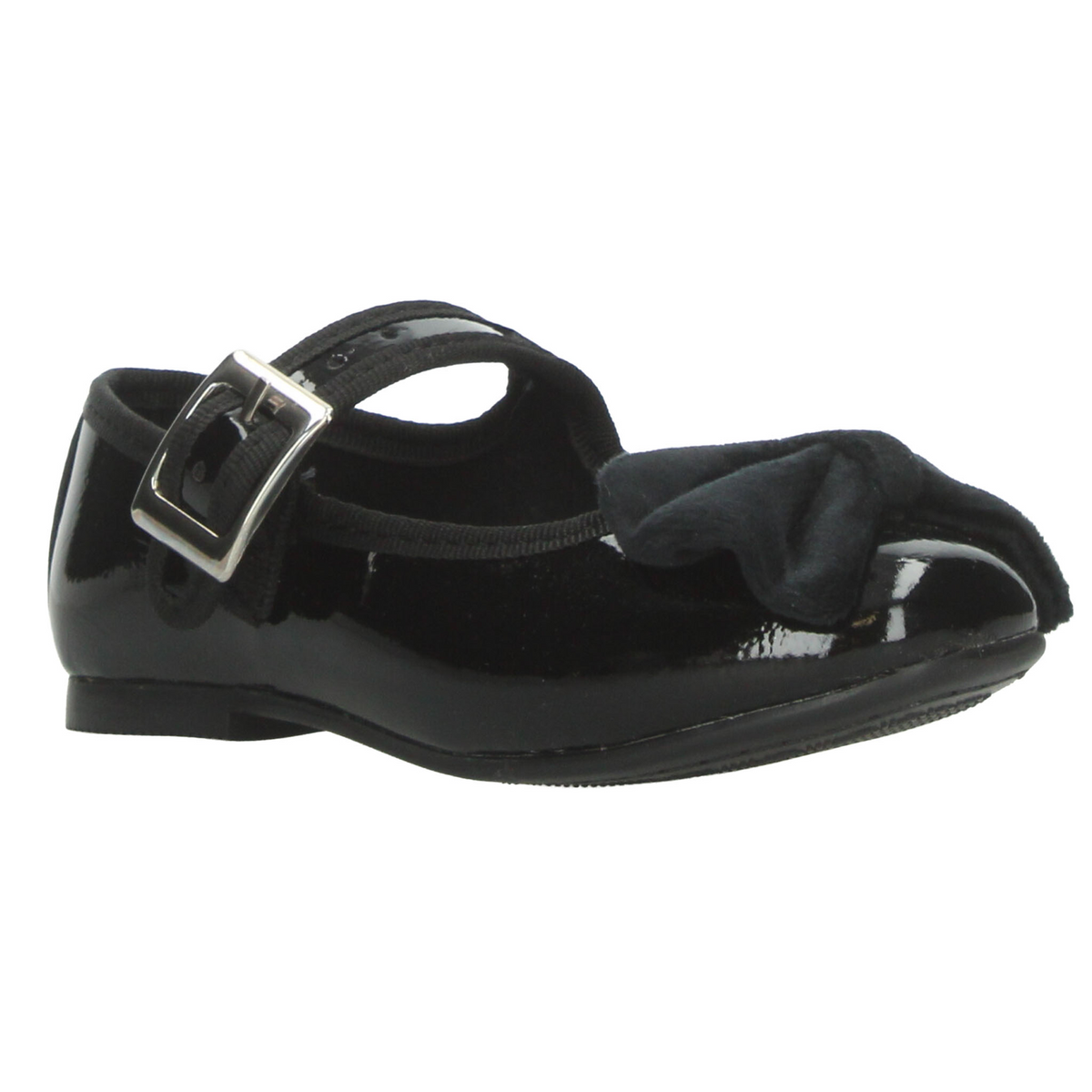 Zapato Vavito Niña Negro Casual Charol Infantil T15-18, foto 2 de 10