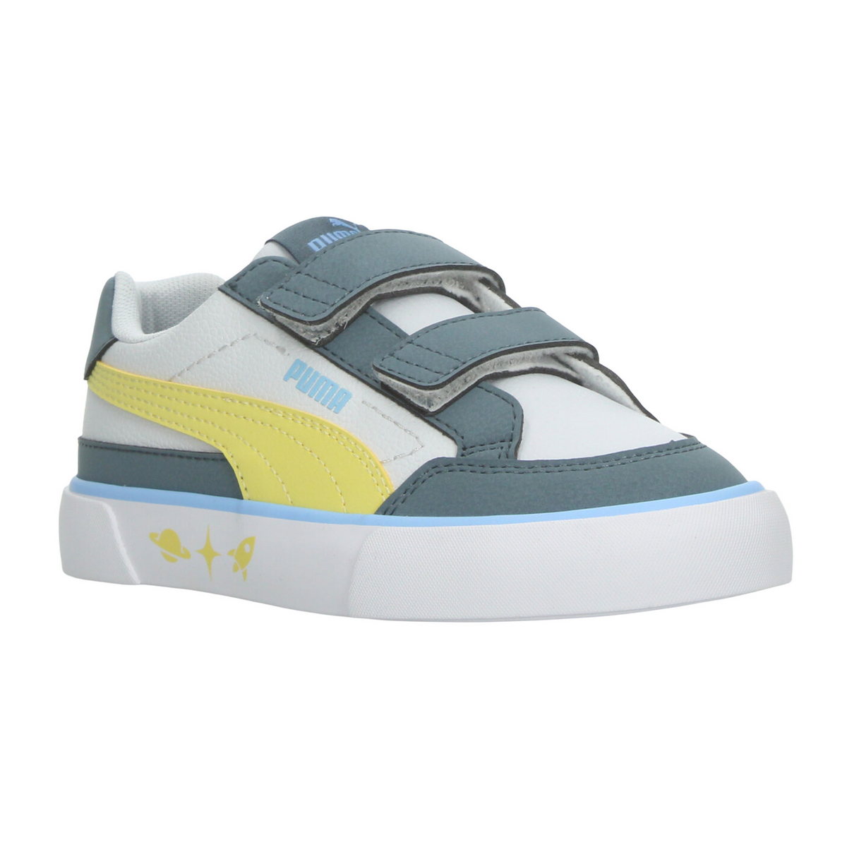 Tenis Puma Court Classic Niño Blanco Casual Infantil T17-22, foto 2 de 10