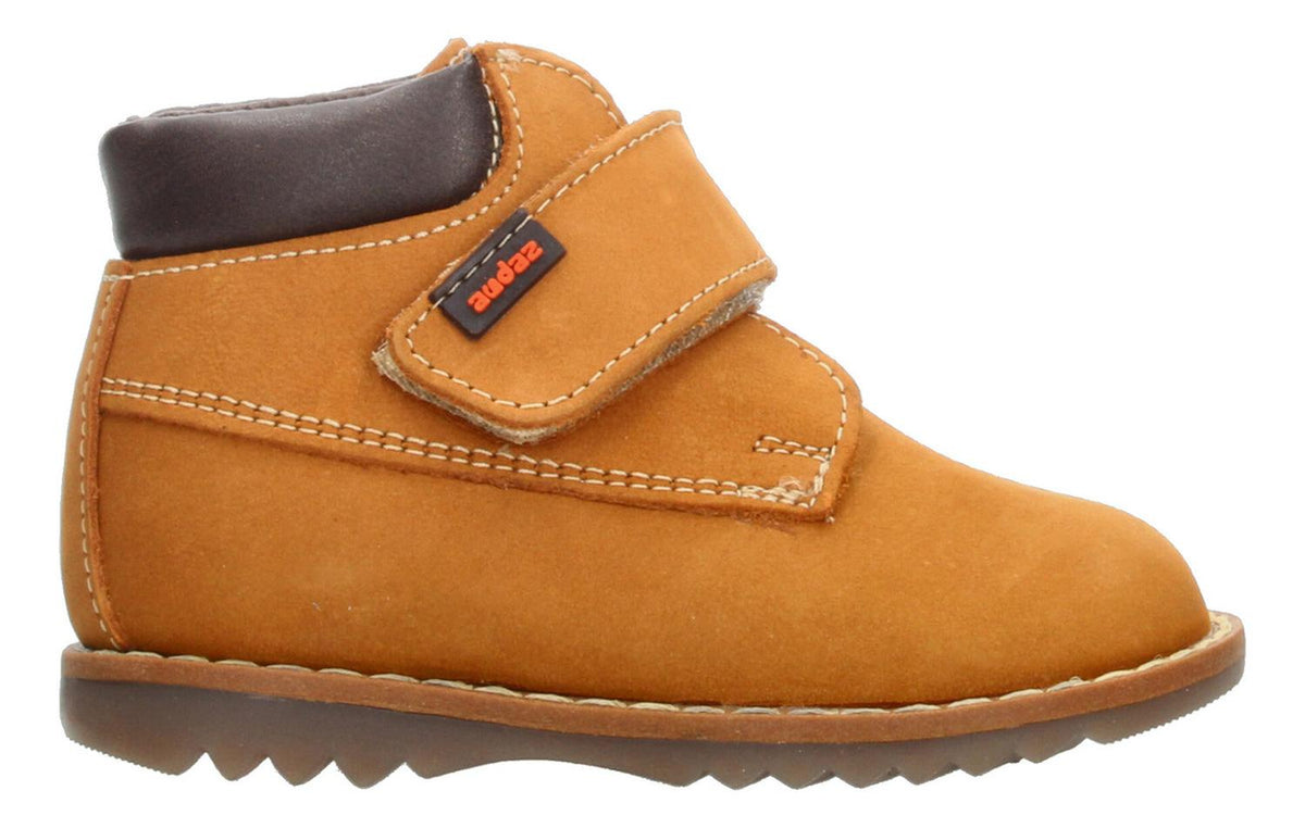 Bota Niño Coqueta Audaz Café Camello Casual Velcro Ajustable, foto 1 de 10