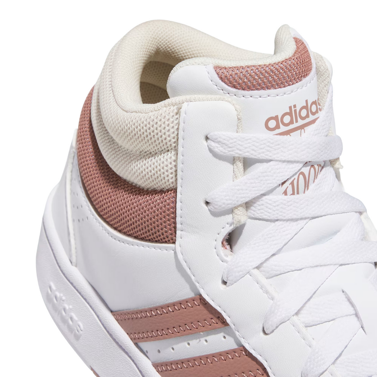 Tenis Adidas Hoops Mid Classic Dama Blanco Tipo Botín Mujer, foto 5 de 10