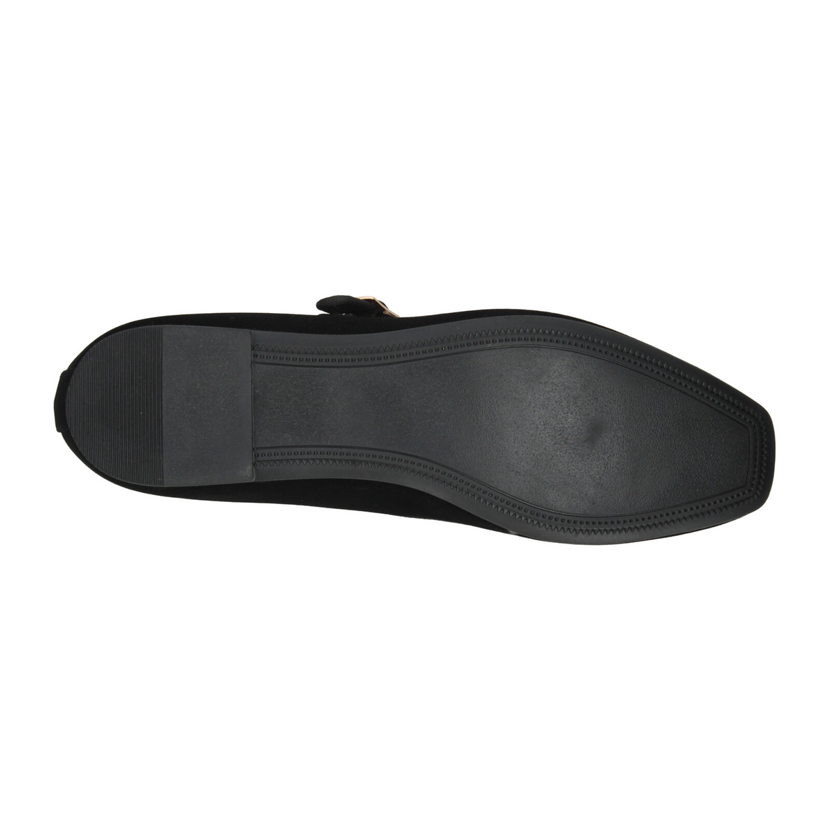 Flats Paulina Mary Jane Dama Negro Casual Gamuza Mujer, foto 9 de 10