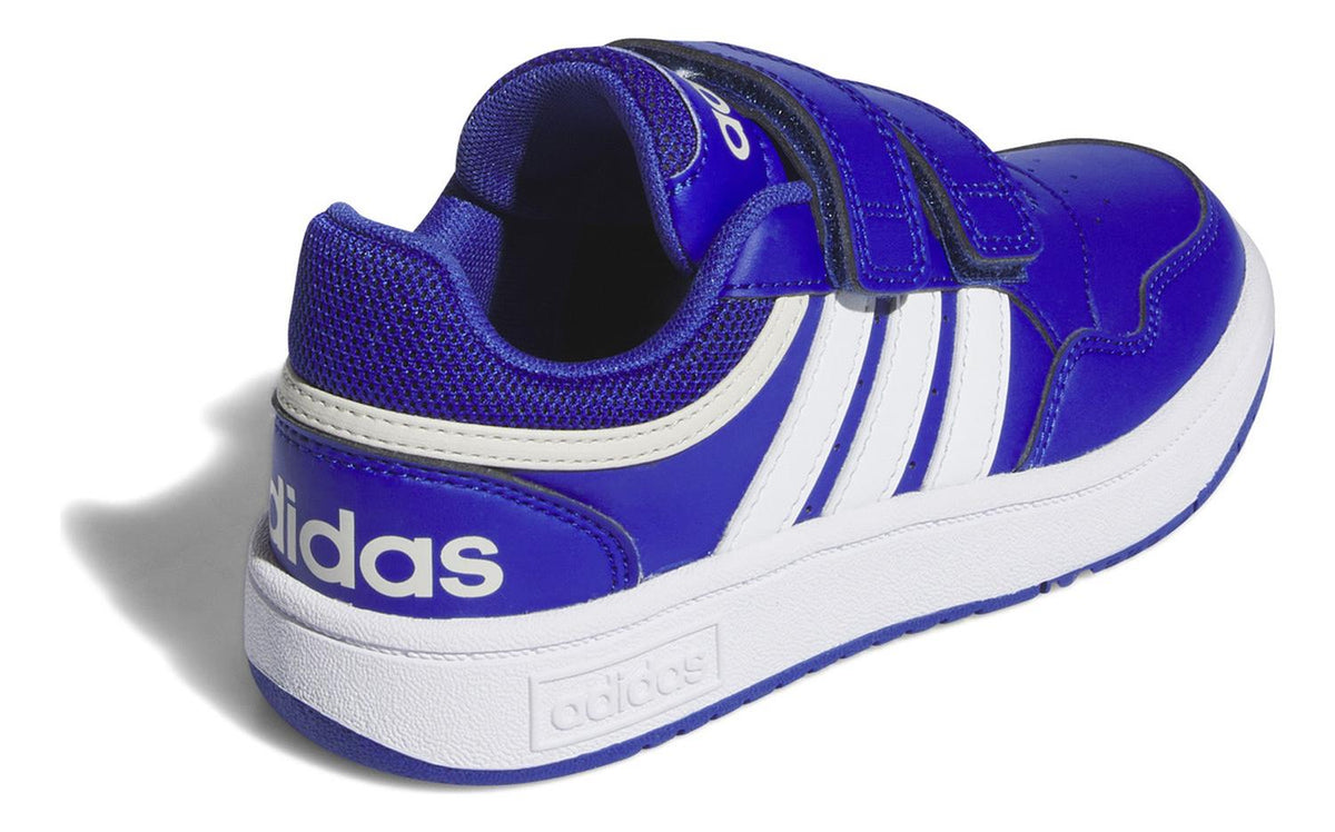 Tenis Niño Casual adidas Hoops 3.0 Color Azul Urbano Cómodo Informal Uso Diario Piel Sintética Suela, foto 3 de 10