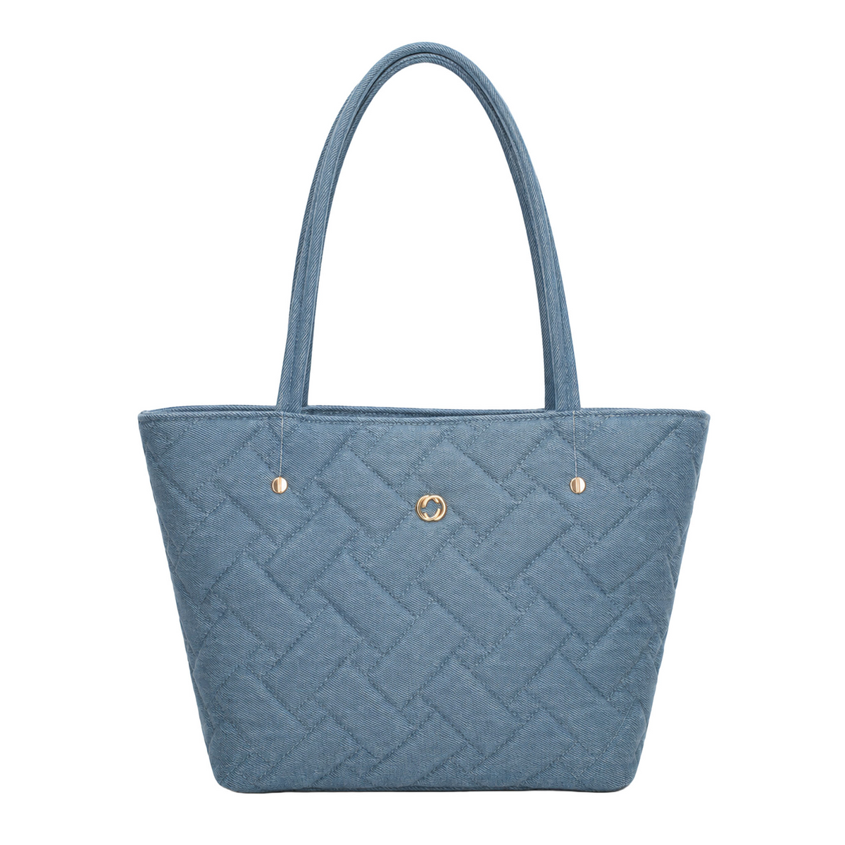 Bolsa Ferretina Dama Azul Mezclilla Casual Amplia Mujer, foto 1 de 10