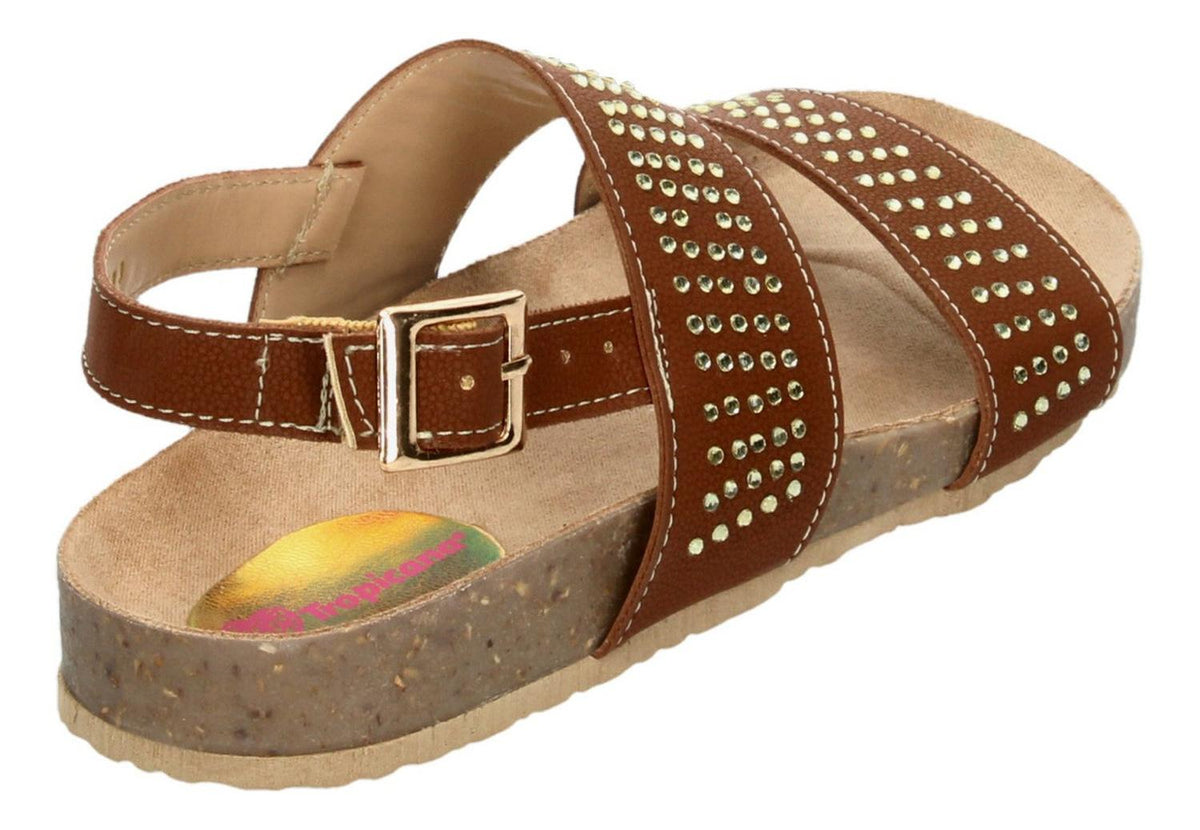 Sandalias Tropicana Para Niña 18023 Cafe [tro1093], foto 5 de 10