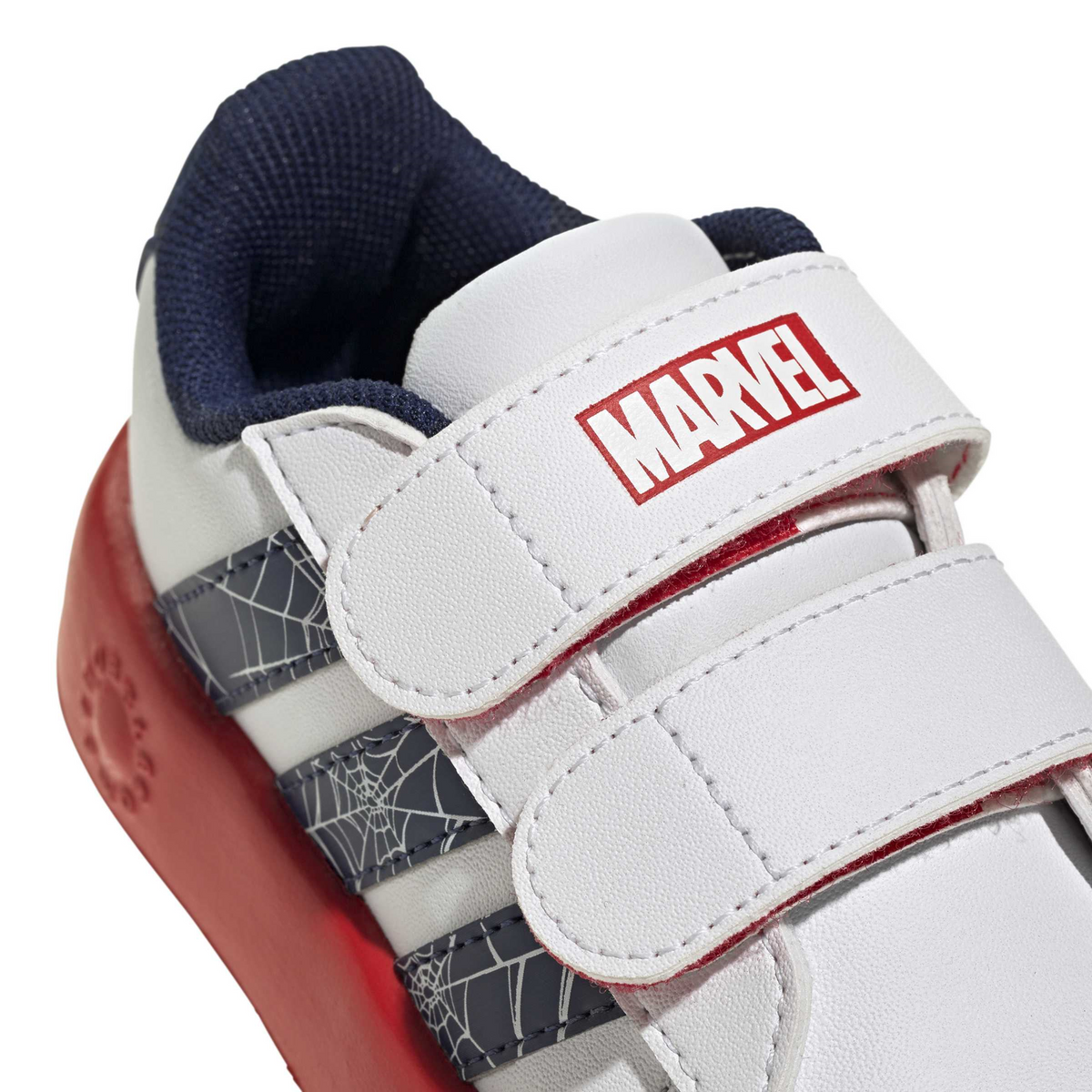 Tenis Adidas Grand Court Spiderman Niño Blanco Spiderman Infantil T10-16, foto 5 de 10