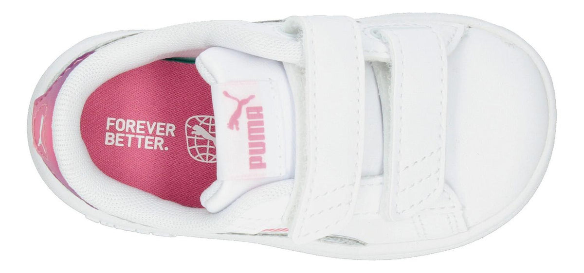 Tenis Puma Smash 3.0 Blanco Para Niña [pum902], foto 7 de 8
